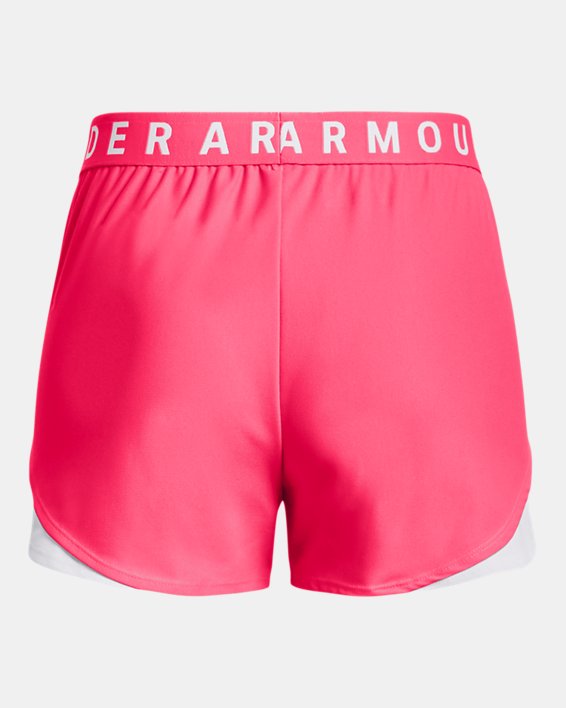女士UA Play Up Shorts 3.0短褲 in Pink image number 5